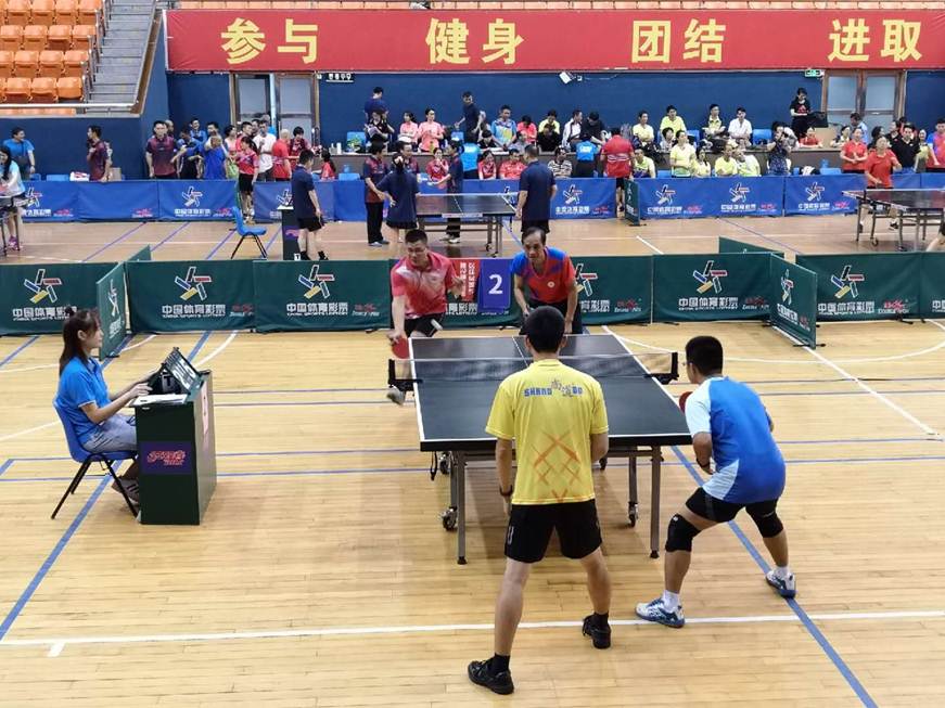 说明: D:\2019年新闻\190909 工会 德赢教职工乒乓球队首次参加第七届顺德区直属机关运动会\5、现场.jpg